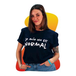 Camiseta Azul | Lo Mío No Es Normal